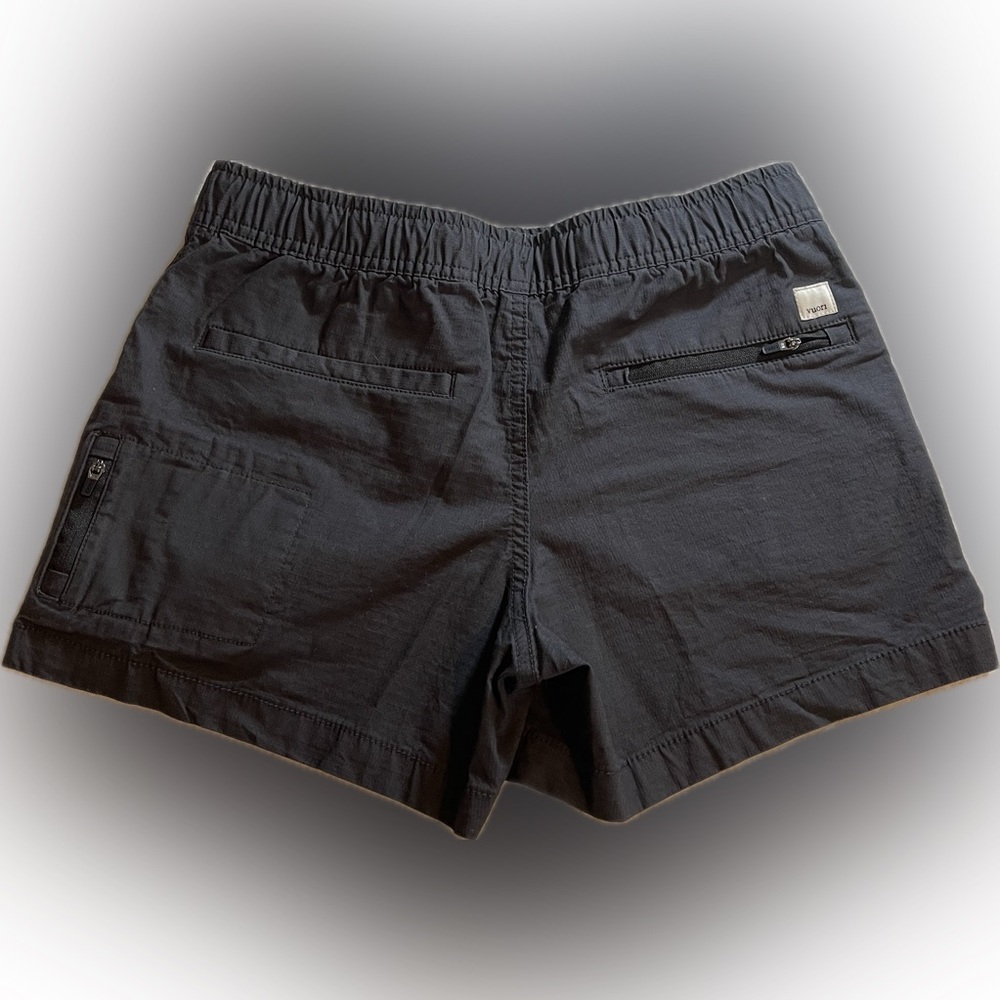 Vuori Dark Gray Ripstop Shorts Women’s Size XS Drawstring Pockets - Picture 3 of 7
